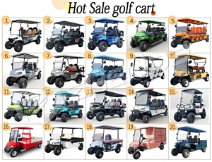 Newly Designed Newly Designed Vintage Style Blue Electric Golf Car 8 Seat Classic Tour High Quality Golf for Scenic Spot on Sale - Product Image 6