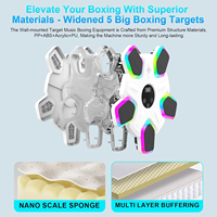 Appareil d'entraînement électronique de boxe, cible murale musicale intelligente pour la boxe, équipement de fitness anti-stress