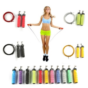 Cuerda de Saltar para Ejercicio Aeróbico en Casa, Cuerda de Saltar de PVC con Rodamientos de Bolas de Velocidad y Mango de Espuma Viscoelástica - Product Image 6