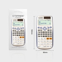 Calculatrice scientifique personnalisée 991ES Plus à 417 fonctions pour les élèves, en plastique ABS durable