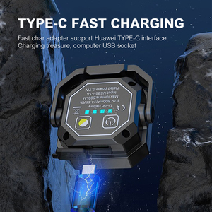 Lampu Kerja Mini Abs Isi Ulang Portabel Tahan Air Magnetik COB <span class=keywords><strong>Led</strong></span> Lampu Camping Gantungan Kunci Senter Gantungan Kunci - Product Image 2