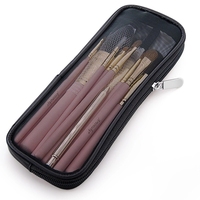 Sace Lady — sac cosmétique en maille pour femmes, pochette de brosse de maquillage, support de rangement des outils de beauté, produits de toilette de voyage pour filles