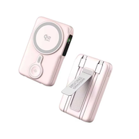 Batterie externe magnétique 4 couleurs LDB20s 15W sans fil 20W à charge rapide avec câble intégré, support et écran LED 10000mAh OEM