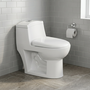 <b>Egg</b>-Shaped White <b>Ceramic</b> One-Piece Toilet - Factory Price for House Use Bathroom, Porcelain Sanitary Ware <b>Ceramic</b> Commode - Product Image 1