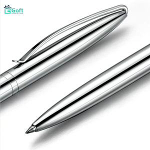 Bolígrafo Metálico Empresarial con Patrón Grabado, Bolígrafo Retráctil de Tinta Media, Bolígrafo Publicitario para Hotel con Logotipo Grabado Personalizado - Product Image 5