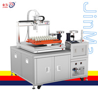 Bomba de motor paso a paso PLC totalmente automática Jinma de gran capacidad para minicartuchos SD, con caja de engranajes de 3 ejes para pasta de soldar y sellador 1