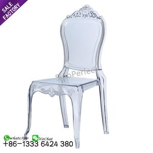 Fournisseur chinois de chaises en cristal pour événements de banquet en plein air, hôtel, chaise Napoléon Phoenix transparente en acrylique, chaise de mariage transparente Chiavari - Product Image 6
