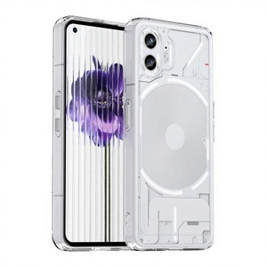 Étui de téléphone portable semi-transparent givré de luxe SMTT, TPU+PC mat, protection contre les chocs, protection de l'appareil photo pour S24 Ultra/S23 FE - Product Image 2