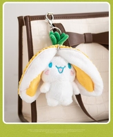 Llavero de Peluche de Conejo con Transformación Creativa de Piña, Sorpresa Reversible