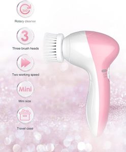 Cepillo de Limpieza Facial Eléctrico, Masajeador Facial, Cuidado de la Piel, Limpiador de Silicona con Vibración, Limpieza Profunda de Poros, Herramienta de Belleza para la Piel - Product Image 2