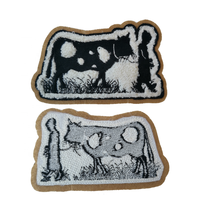 Fabricant de gros patchs de broderie en chenille personnalisés à coudre pour vêtements, sacs et serviettes
