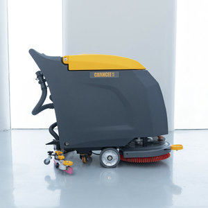 Hot New Fully Automatic Walk-Behind Scrubber <b>Floor</b> <b>Cleaning</b> <b>Machine</b> With Steering Design Washing Dryer <b>Floor</b> Scrubber - Product Image 1