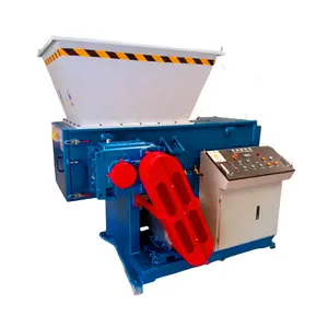 Plastic Bottle Crusher Plastic Crushing Machine Rubber Processing Machinery 600 Model Single Shaft Shredder For Sale