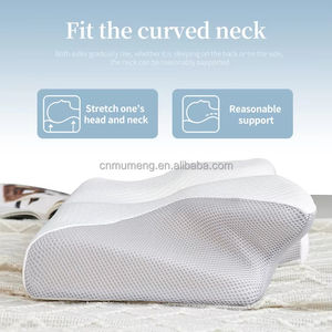 Witte Vlinder Cervicale Kussen Met Traagschuim Nekondersteuning Ergonomisch Ontwerp Aangepaste Logo Optie Voor Gezond Slapen - Product Image 2