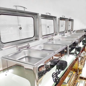 Calentador de buffet de plato de frotamiento de acero inoxidable Hotel Restaurante Catering Calentador térmico de alimentos para fiestas Estufa térmica <span class=keywords><strong>BOVE</strong></span> - Product Image 1
