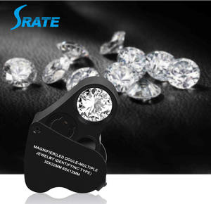 30X 60X Illuminé Bijoutiers Loupe Loupe Pliable Bijoux Loupe avec Lumière LED Lumineuse pour les Pierres Précieuses, Bijoux, pièces - Product Image 3