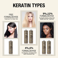 Traitement lissant à la kératine naturelle, crème lissante pour cheveux, sérum réparateur anti-frisottis pour cheveux abîmés