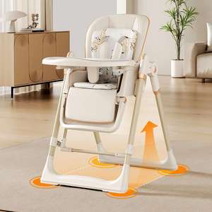 Chaise haute et chaise à bascule 2-en-1 multifonctionnelle pour bébé IStapromo Gifts, chaise de repas pour nourrissons pour un usage domestique, siège pliable pour enfants - Product Image 6
