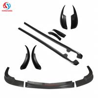 HONGHANG Factory Wholesale Front Bumper Lip Splitter for Chevrolet Corvette C6 2005-2013 ABS Front Spoiler