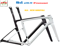 Cadre de vélo de route en fibre de carbone JSL88, frein à disque, passage de câbles interne, finition brillante, 950g, pièces de vélo pour Specialized, Trek, Scott