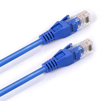 Cable de Conexión de Red Ethernet UTP de Cobre Puro de ultima, RJ45 Cat6 E Cat6, 5 Metros, Azul, 40 cm