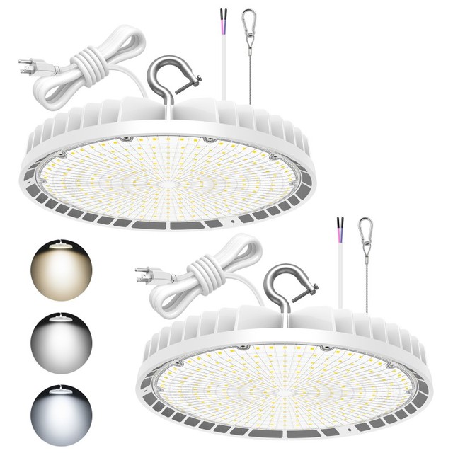 High Bay Lights Circular Flood  Construction White Portable Jobsite Indoor Task String Harbor Freight Ngtlight High Bay Lights