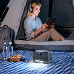 Generatore Multifunzione Mini con Batteria Solare Lifepo4, Power Bank Portatile Ricaricabile 100W con Luce per Campeggio - Product Image 3