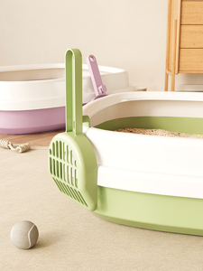 Arenero de Plástico Personalizado de Fábrica al por Mayor, Arenero Semicerrado de Gran Espacio Antisalpicaduras <span class=keywords><strong>para</strong></span> <span class=keywords><strong>Gatos</strong></span>, Ideal <span class=keywords><strong>para</strong></span> Reventa - Product Image 2