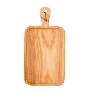 Planche à découper rectangulaire en chêne de style japonais, plateau à steak, plateau de service pour pizza et fruits, pour hôtel et fêtes - Product Image 5