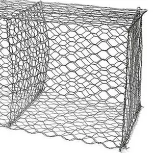 Factory Wholesale Price Galvanized Gabion Box Wire Mesh / Gabion Basket For Stone Retaining Wall