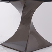 Jambe de Base de Table en fibre de verre Design moderne jambe de Table en métal en acier pour café salle à manger en plein air salon hôtel atelier Unique