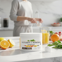 Approvisionnement en gros : Poudre de Vitamine C pure à 99 % (Acide Ascorbique) de qualité alimentaire, antioxydant pour boissons, jus et smoothies (OEM)