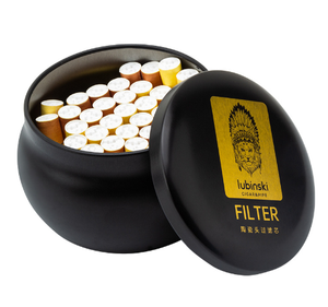 Nhà máy Yiwu bán buôn bộ lọc thuốc lá 8MM bằng than hoạt tính gốm, bộ lọc điếu thuốc cuốn sẵn, gói 45 chiếc - Product Image 5