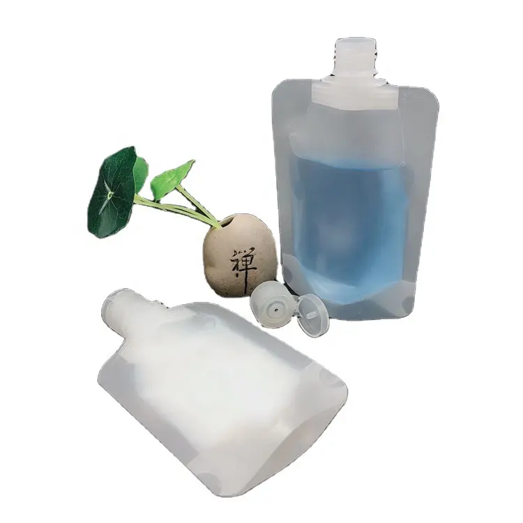 Saco dispensador de loção de 30/50/500 ml, saco reutilizável para viagem, bolsas recarregáveis para cosméticos líquidos com 100 peças