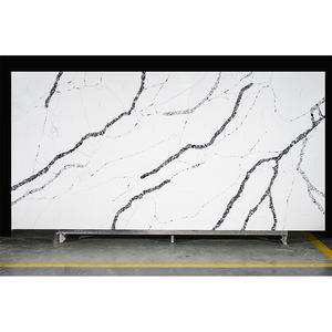 TMZ pierre ODM/OEM 5083 Calacatta Vera haut niveau artificiel Quartz dalle style moderne personnalisé pour comptoir de cuisine - Product Image 3