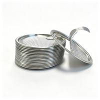 206 # 209 # 211 # 300 # 305 # 307 # 309 # 401 # Couvre-boîtes en aluminium de qualité alimentaire à ouverture facile, scellés anti-déversement pour poudres sèches, pour bidons de lait