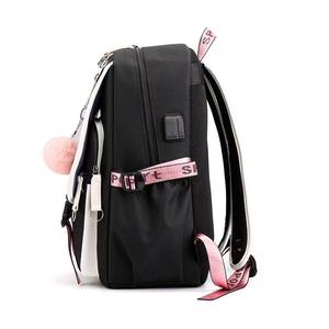 Mochila Escolar <span class=keywords><strong>de</strong></span> Gran Capacidad, Impermeable, <span class=keywords><strong>de</strong></span> Nailon, Color Sólido, Estilo Universitario, Personalizable, Nueva Colección 2025 - Product Image 4