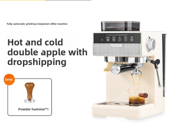 Automatic Espresso Coffee Machine – High-Pressure Extraction with Built-In Steam Wand for Home Baristas - View 3