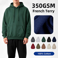 Sweat-shirts à capuche 100% Coton French Terry épais pour hommes, coupe oversize, style streetwear, vente en gros, coupe ample et carrée, fabricant