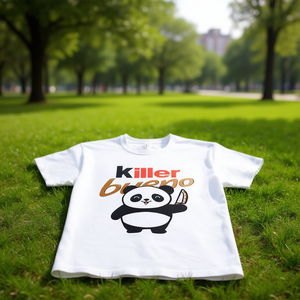 เสื้อยืดคิลเลอร์ บูเอโน แพนด้าผ้าฝ้ายสีขาว สำหรับผู้ใหญ่ ไซส์ M L XL XXL - Product Image 3