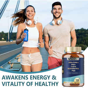 Urolithin A Softgel Supplément pour l'énergie musculaire Antioxydants Vegan Haute Biodisponibilité, Soutient le système immunitaire et les articulations saines - Product Image 4