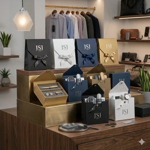 Caja de Cartón Blanca Minimalista Moderna para Botellas de Aceites Esenciales, Caja de Regalo Plegable con Recubrimiento UV de Lujo para Productos de Spa - Product Image 3