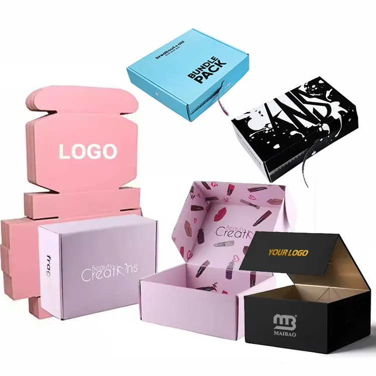 Beauty Makeup Make Up Kosmetische Hautpflege Wimpern Lippenstift Lip gloss Geschenk Pr Mailer Paket Versand Mailing Paper Box Verpackung