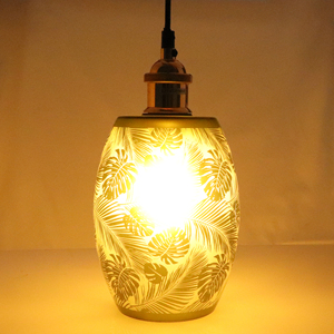 Phụ Kiện Chiếu Sáng Cho Đèn Bàn Mặt Dây Đèn Chụp Đèn Thủy Tinh Khắc Laser Hoa Văn Trang Trí Bóng Đèn Thủy Tinh - Product Image 5