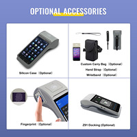 Prix Abordable Terminal POS Android 4G Portable ZCS Z91 avec Imprimante pour la Gestion du Stationnement Mobile