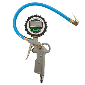 Manomètre numérique pour pneus, pistolet de gonflage avec tuyau en caoutchouc robuste pour voiture, camion, moto - Product Image 1