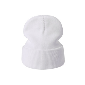 Duy nhất-cuff Mũ <span class=keywords><strong>hat</strong></span> đầu bảo vệ dệt kim Beanie 2025 thời trang Custom made giá rẻ Giá bán buôn mùa đông mặc màu rắn - Product Image 4