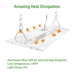 <span class=keywords><strong>Dlc</strong></span> cao cấp công suất có thể thay đổi 120-277/347vac LED tuyến tính <span class=keywords><strong>Highbay</strong></span> ánh sáng 140lm/W cho kho 165W/110W/80W Dip chuyển đổi - Product Image 2