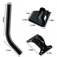 Support de toit réglable de haute qualité Starlink G3/V3, connecteur d'installation de toit, accessoires de tuyauterie coudée, kit de montage V3