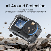 AMagisn Cage Métallique de Protection Intégrale à Dégagement Rapide avec Griffe Porte-Accessoire pour Caméra Sportive DJI Osmo Action 6